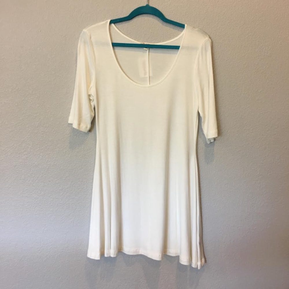 White Skater Dress